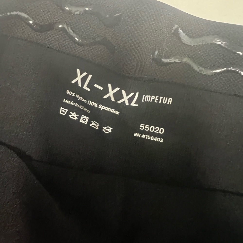 NWT, Empetua, Size XL/XXL black shapewear shorts - Picture 4 of 4